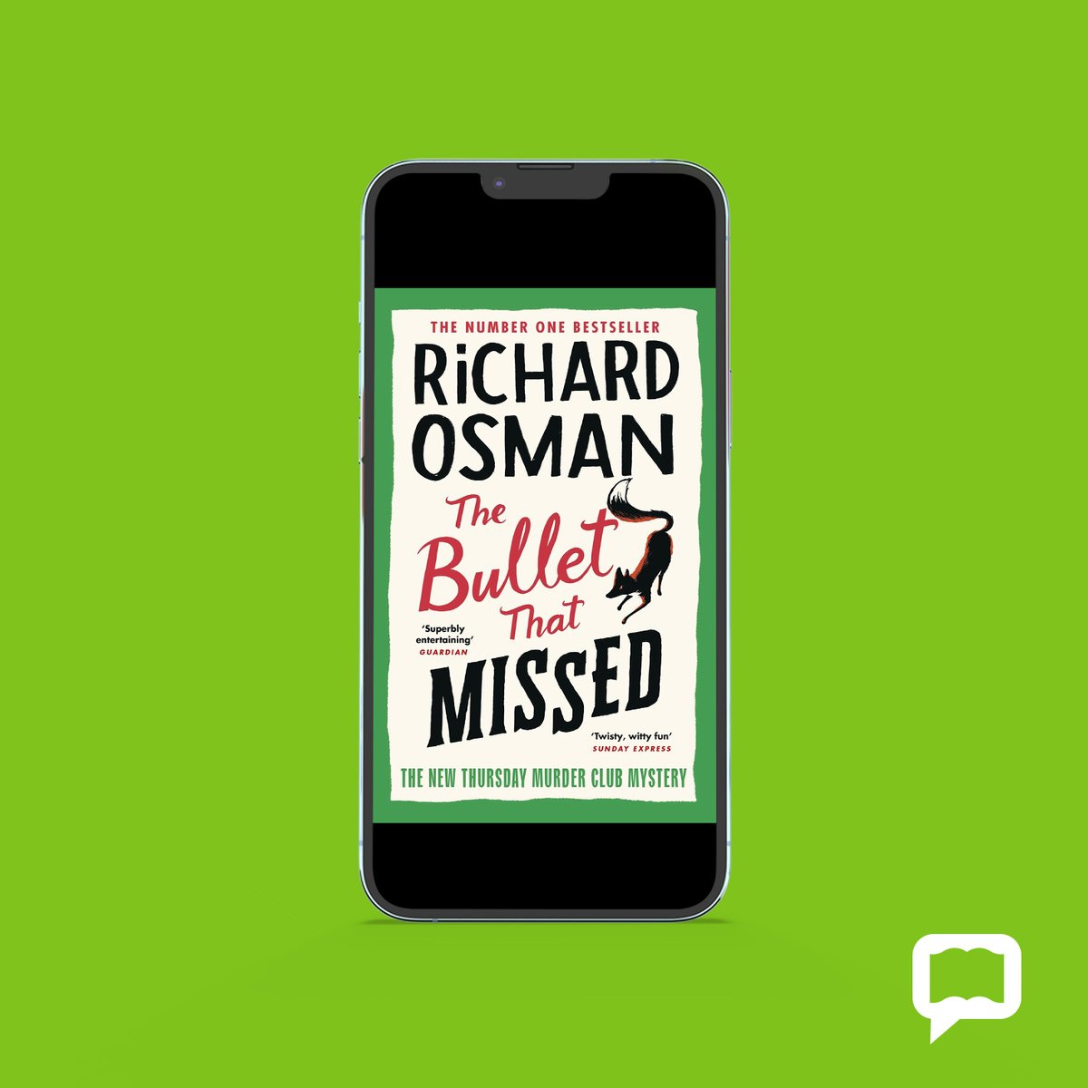 BorrowBox's tweet photo. Discover the latest mystery in the hugely popular Thursday Murder Club series - The Bullet That Missed! A new foe pays Elizabeth a visit. Her mission? Kill... or be killed. Listen to the latest from @richardosman on #BorrowBox https://t.co/ORuMqRe4bv