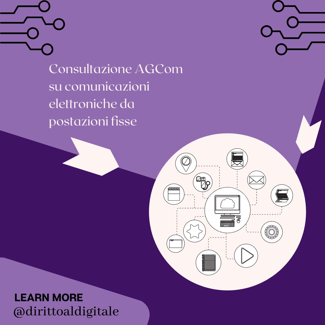 ❗ Consultazione AGCom per la riforma della disciplina in materia di qualità dei servizi di comunicazioni elettroniche.

📌 Ne ha discusso Massimo D'Andrea di DLA Piper nell'articolo al link bit.ly/3lNcSxc.

#FWA #KPI #misurainternet #telecom #comunicazionielettroniche