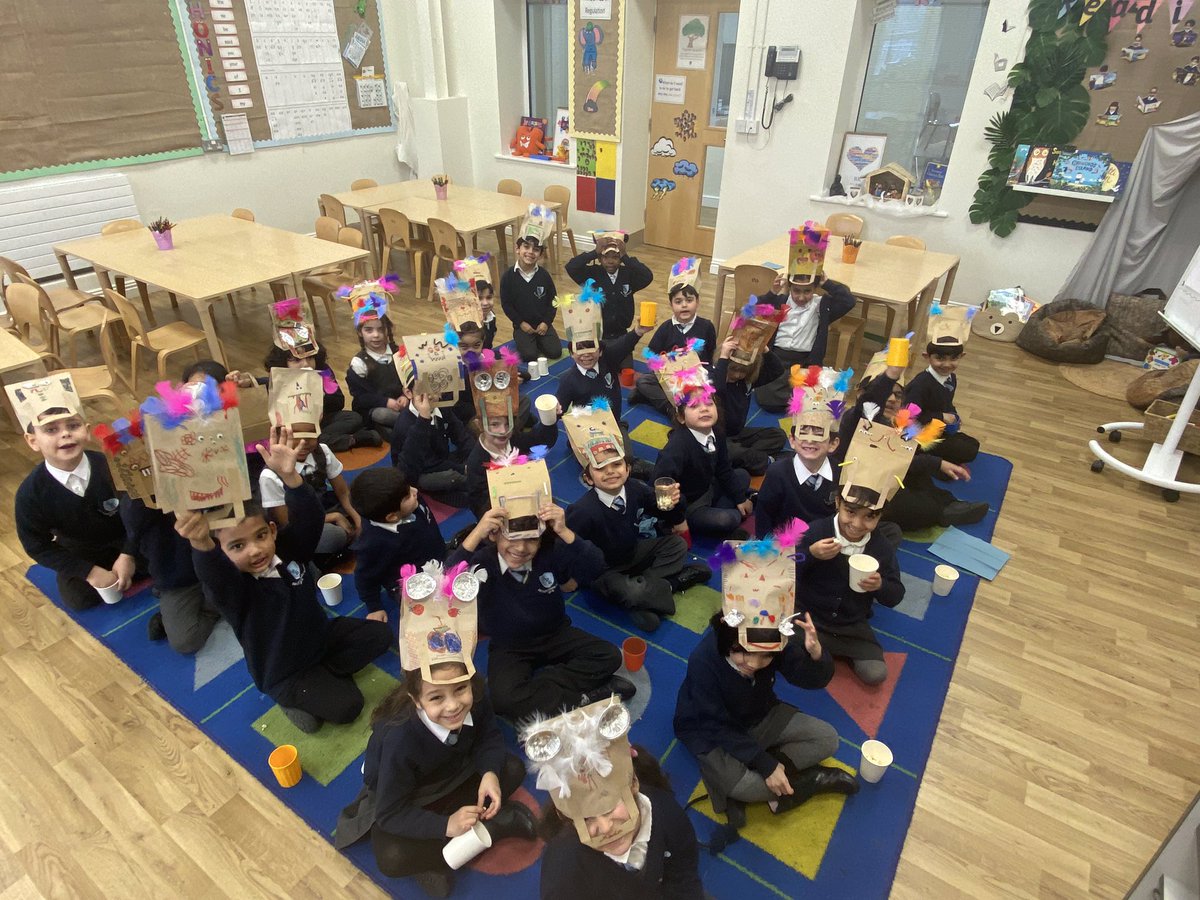 Before the holidays we marked the end of our English unit by throwing our very own wild rumpus. We made wild masks and pretend our juice and biscuits were monster treats such as nettleaid and mud biscuits. #smithdowneeaders