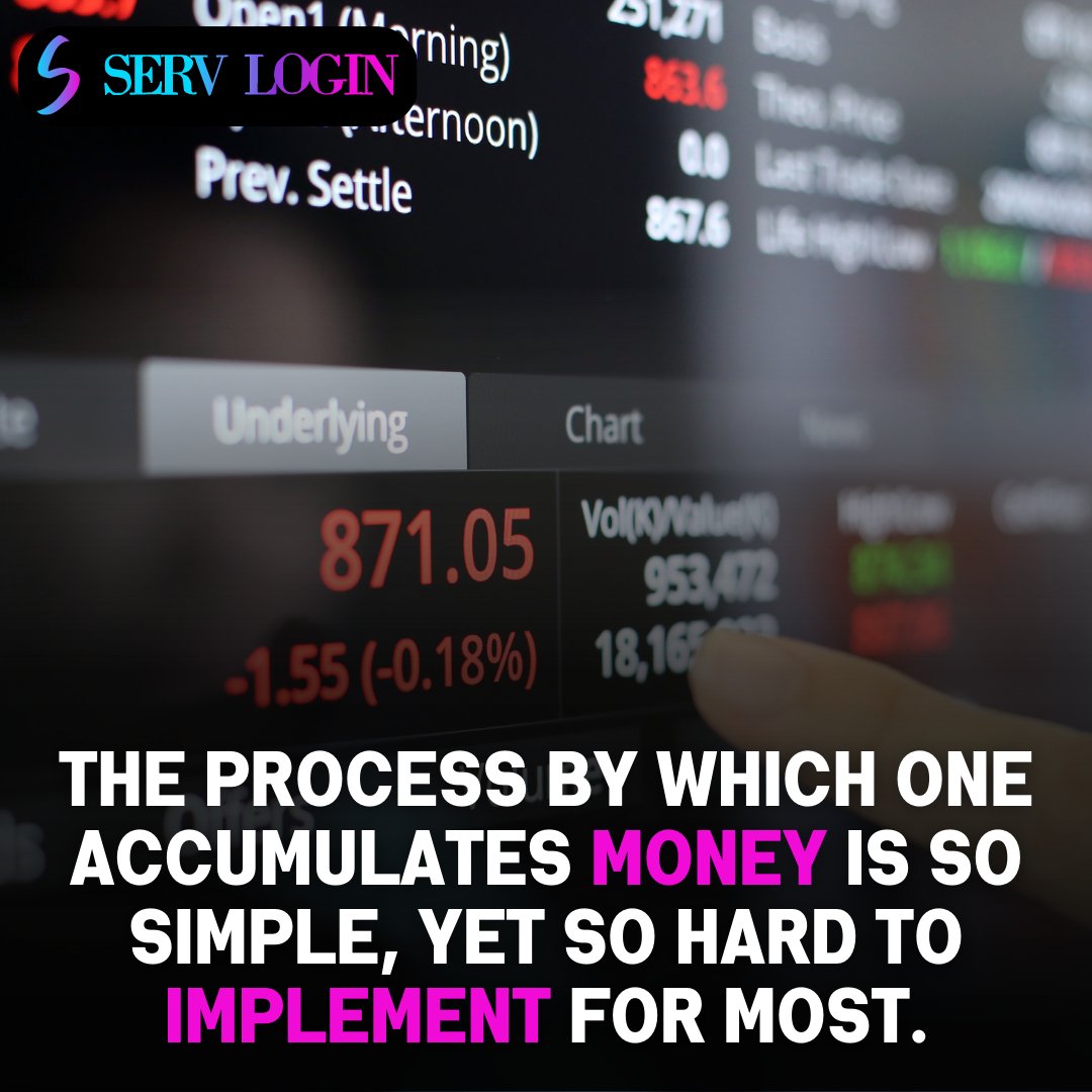 servlogin's tweet image. Building Wealth Is A Simple Process,But It Requires Discipline And Focus.The Key Is To Start Early, Save Consistently, And Invest Wisely.

#building #process #wealth #discipline #focus #consistency #invest #implement #worth #longrun #wealthbuilding #investing #process #servlogin
