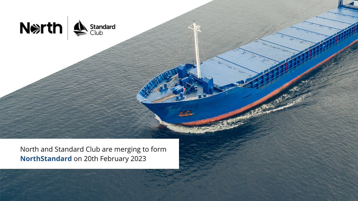 BSLC_LLC's tweet photo. Today is historic day for the maritime insurance industry, especially for P&I Clubs. North and Standard Club are merging to form NorthStandard on 20th February 2023 - two of the largest and oldest mutual clubs become one. #PandIClub #NorthStandard @NorthPandIClub @StandardPandI https://t.co/vrxWfRN9Lg