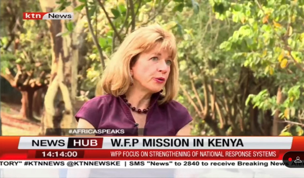 What a pleasure to be interviewed by @KTNNewsKE.
Many thanks to the @StandardKenya for the opportunity to share how @WFP_Kenya is supporting people affected by the drought, and evolving operations using innovation. 
@fede_nacca @WFPInnovation @UnKenya 
 
bit.ly/3IqXhMu