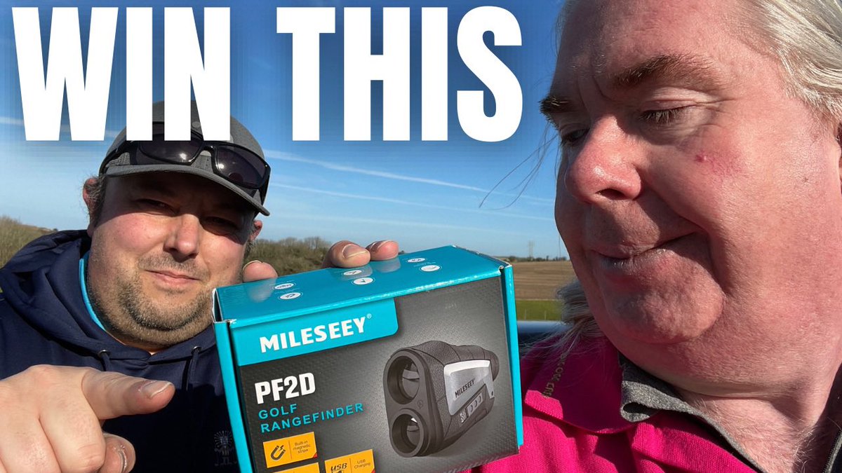 Don’t forget to pop over the Big Oggie Golf YouTube channel and take part in my latest giveaway to win a fantastic rangefinder from <a href="/MILESEEY_Tech/">MILESEEY</a> WIN A MILESEEY PF2D RANGEFINDER youtu.be/VjAT41Qx02E via <a href="/YouTube/">YouTube</a> Please RT