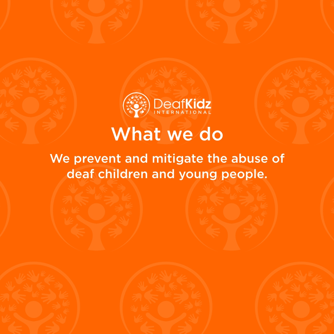 DeafKidzIntl's tweet photo. We prevent and mitigate the abuse of deaf children, young people and adults.
How do we do this?
Take a look at #SigningSafeFutures, our project in Jamaica.
https://t.co/KbeqmQ7W9o
#NoDeafChildLeftBehind https://t.co/x2ubhBFfQK