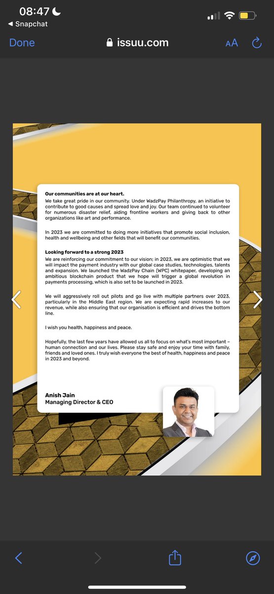 Jack22FBA's tweet image. $WTK - Anish Jain - CEO 

“We will aggressively roll out pilots and go live with MULTIPLE partners over 2023, particularly in the Middle East Region”

Why would you ever sleep on $WTK 😂 

Let’s go WadzFammm