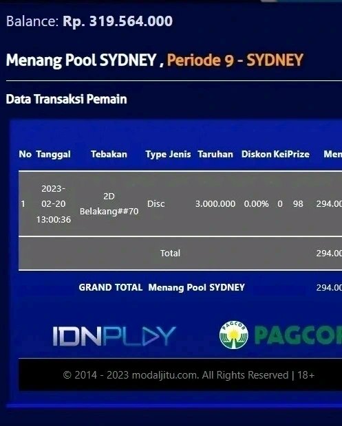 jackpotagung's tweet photo. Jackpot sidney, selamat yang sudah bergabung. https://t.co/3cPHCYt41I