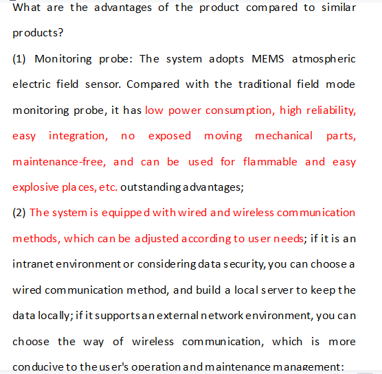 Sunlightweld's tweet image. The advantages of Sunlight lightning protection early warning system compared to similar products. more details:sltup.com/Lightning-Prot…
#lightningdetection supplier #lightningalarm #factoryprice for lightningprotection #electrostatic  #petrochemicals #aviation , #electricpower