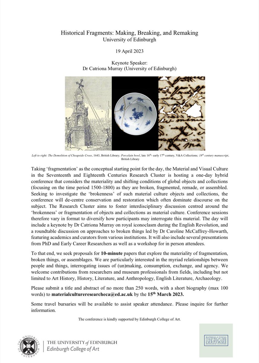 Early Modern Material & Visual Culture tweet media