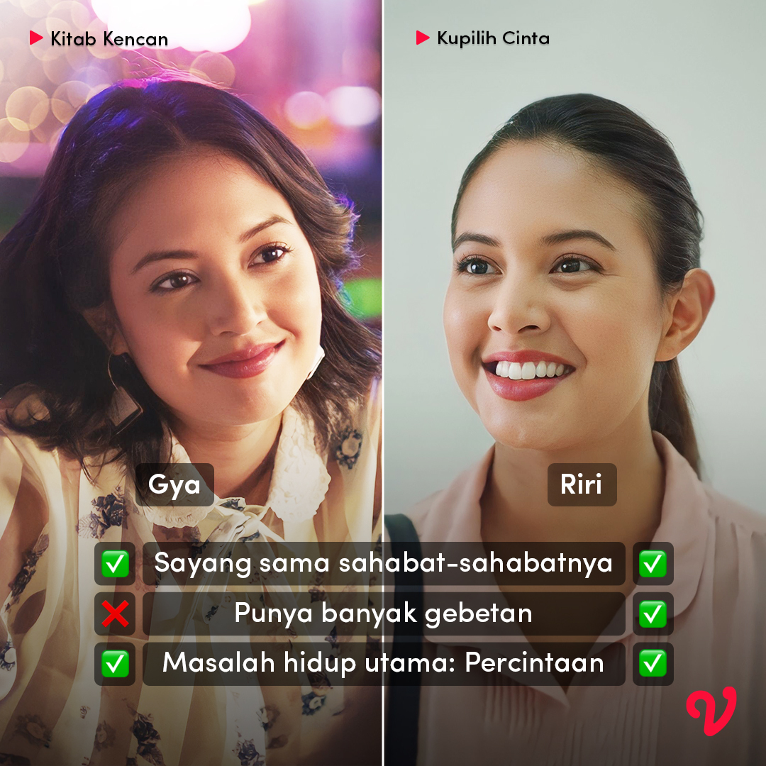 vidio's tweet photo. Serupa tapi tak sama~
Pernah di posisi yang mana nih guys? Gya atau Riri? πβοΈ
#SemuaAdaDiVidio #VidioOriginals #KitabKencan #KupilihCinta https://t.co/01HpMaGjTc