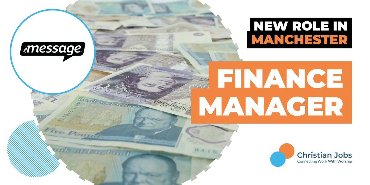 UKChristianJobs's tweet photo. Are you looking for your next opportunity in finance? 💷  @MessageTrust are looking for a new Finance Manager, find out more about the role and apply today here: https://t.co/lInd5z3KJD #UKChristianJobs #MessageTrust #Manchester #Charity #NewJobs #ManchesterJobs #CharityJobs https://t.co/tLCoGW00Wy