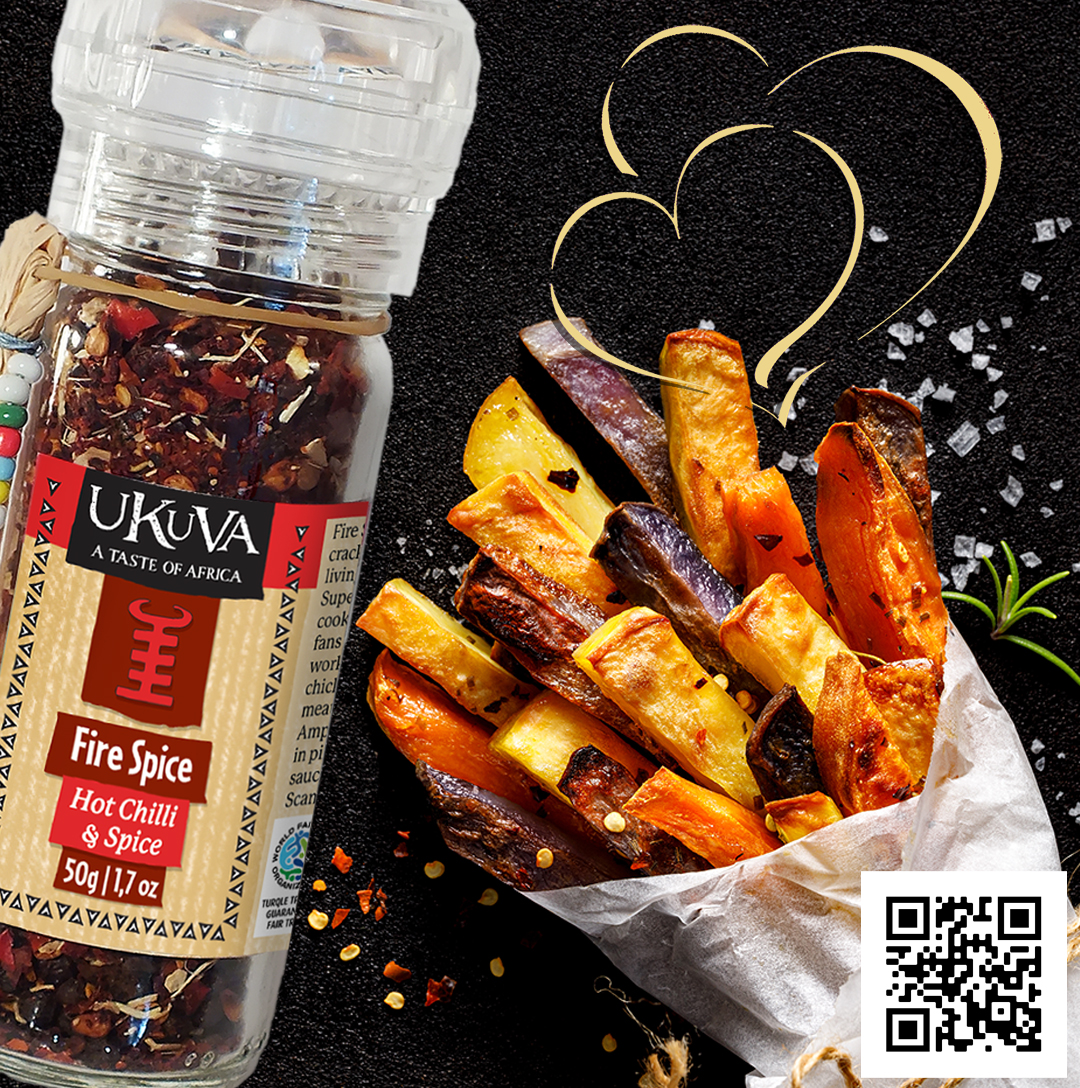 Spice it up!

#hot #chilli #love #turqlebrands #fairtradeproducts #ukuva #foodlove #spice #eats #buylocal #chips #potato #TurnUpTheHeat #mixedveggies