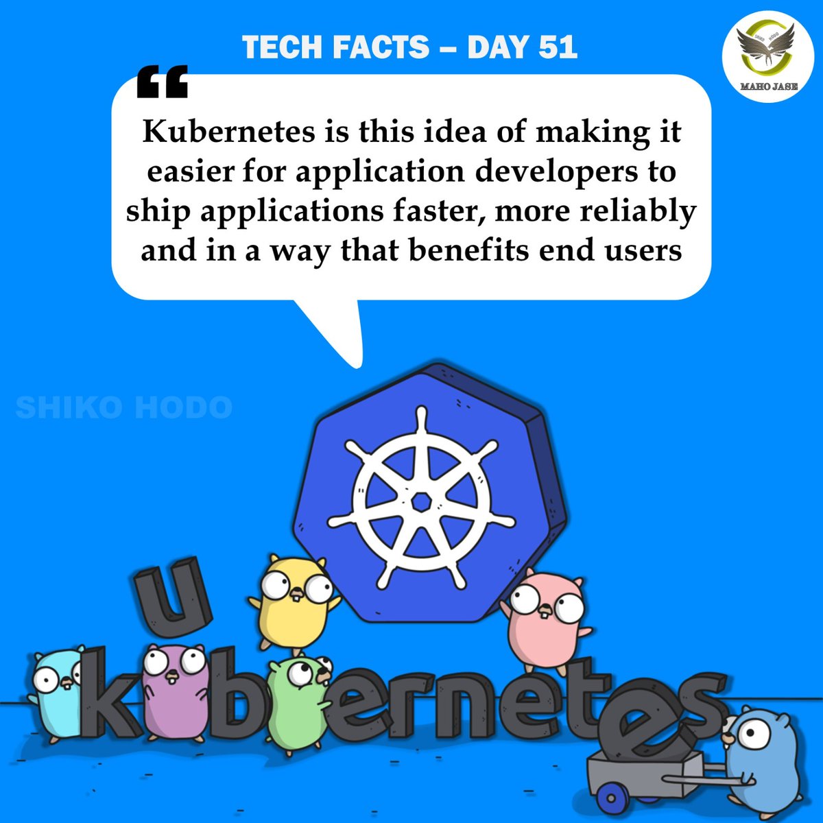 mahojase's tweet image. Tech Facts - Day 51

#kubernetes #kubernetesonline  #programming #development #kubernetestraining