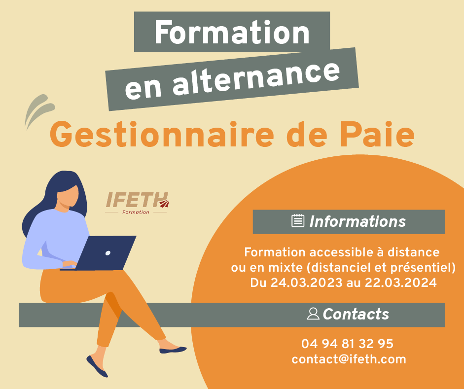 ifeth_tag's tweet photo. ♺ Envie de gérer la paie des autres afin d’obtenir la vôtre ? 

🎓 Avec @IFETH, obtenez votre titre professionnel de Gestionnaire de Paie en #alternance.

🗓️ Dates de la formation à distance : 24/03/23 au 22/03/24 🗓️ https://t.co/u7treuATUr