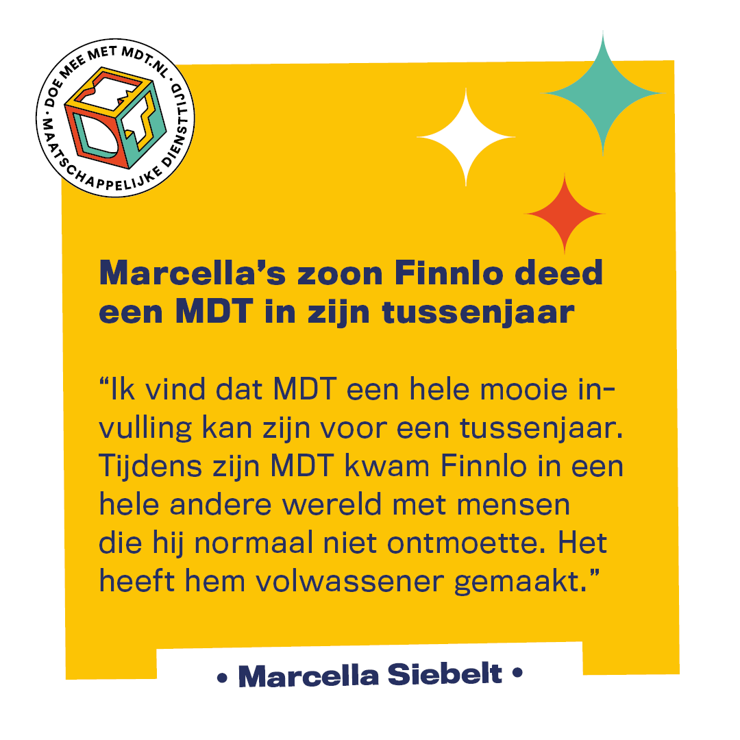 Wat vinden ouders eigenlijk ervan dat hun kind een tussenjaar neemt? Wij spraken Marcella hierover: haar zoon Finnlo (19) deed een MDT bij MDT Missie in zijn tussenjaar. 

Benieuwd? Je leest 'm hier!
organisaties.doemeemetmdt.nl/ervaringen/mar…

#tussenjaar #MDT #ookditismdt #ouders #studiekeuze