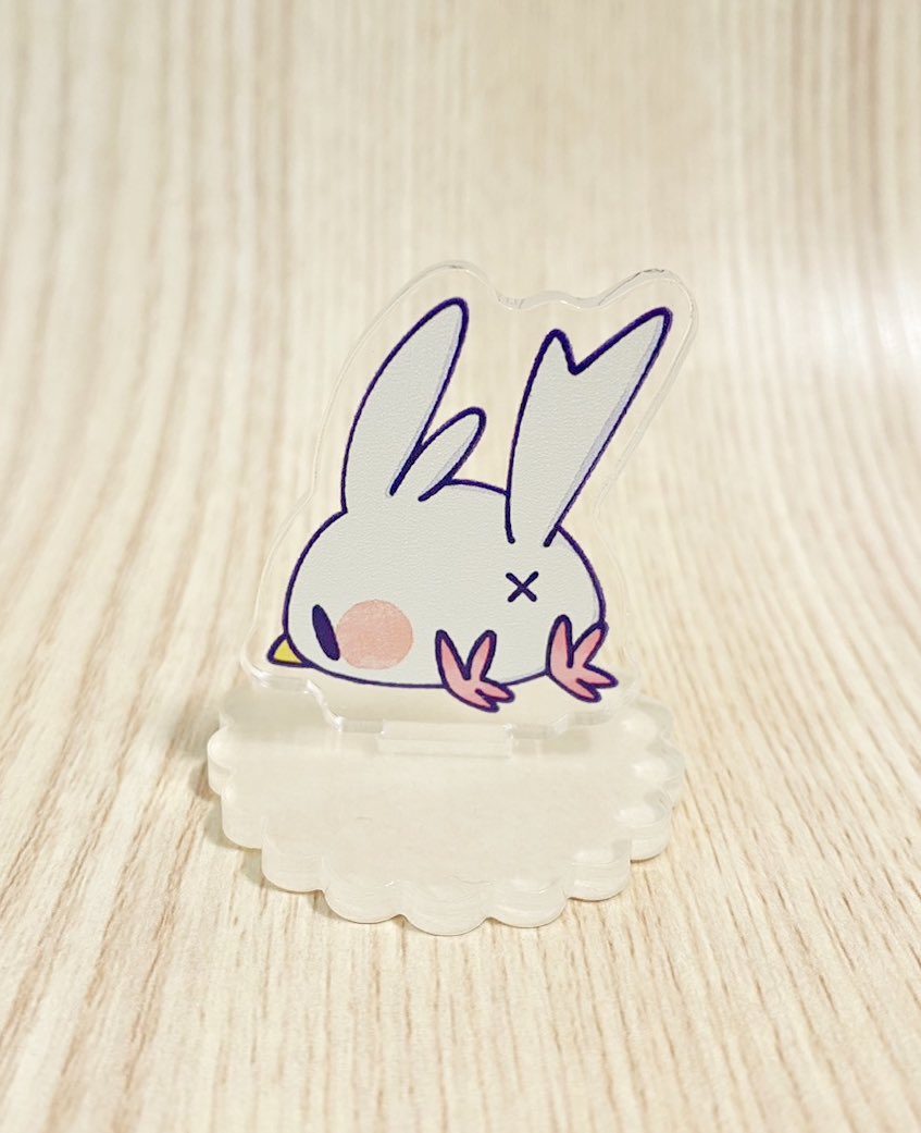 「ことりのおちりスタンドできました#もすとカラフル展 」|はなのすみれ🐤🦜のイラスト