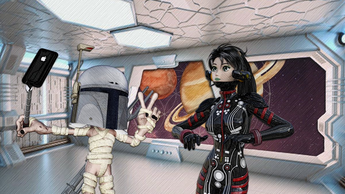 LilMummy7's tweet photo. Q: Did you hear what Mars said to Saturn? 
A: Yes... Give me a ring sometime! 
#chatGPT #AI #readersdigest #space #mars #spacex #nasa #fanart #lilmummy #gaming #jokes #follow #cr #influencer #art #love #NFTdrops #NFT #nftart #NFTartist #NFTCommunity #cryptoworld https://t.co/Zcuo6xI09v
