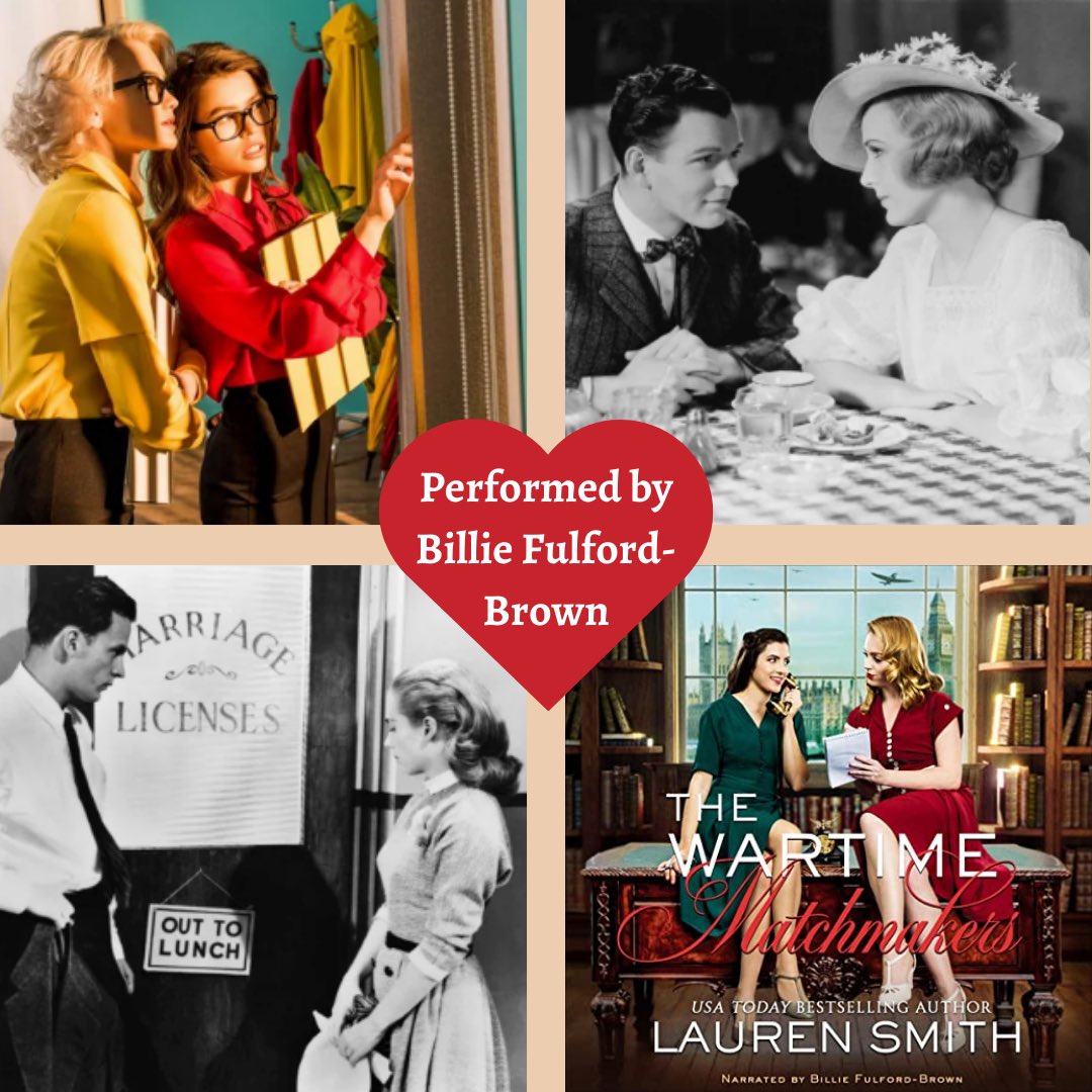 My⭐️⭐️⭐️⭐️⭐️#audioreview
#TheWartimeMatchmakers 
If you❤️#historicalfiction set in 1940s🇬🇧during WW2 @LSmithAuthor & 
🎙️📖@billiefb_VO bring U this beautiful📖packed with emotion, courage, resilience, & hope: even in the depths of war: love conquers all!🙌🏻
bit.ly/Wartime_VesPRe…