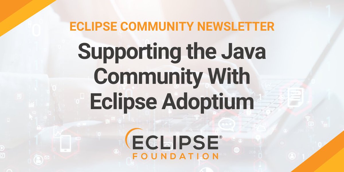EclipseFdn's tweet image. Have you read the latest Eclipse community newsletter? This month, we take a look at what&apos;s new in the @Adoptium community: hubs.la/Q01BTwW10 #opensource #JavaSE #Java #CommunityIsKey