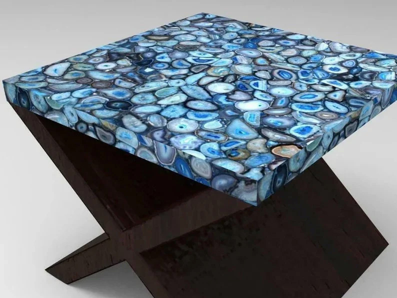 AgateNstones's tweet photo. Blue Agate Table Top for Coffee Table, Side table,  Bed Side Table, Blue Agate Table Handmade Furniture... #agatetable #agate #agatestone  #blueagate #agatewall  #homedecor #interiordesign #violetstone  #gemstones #coffeetable #stonedecor #crystal #geode #agateslice https://t.co/x67Y2unMkt