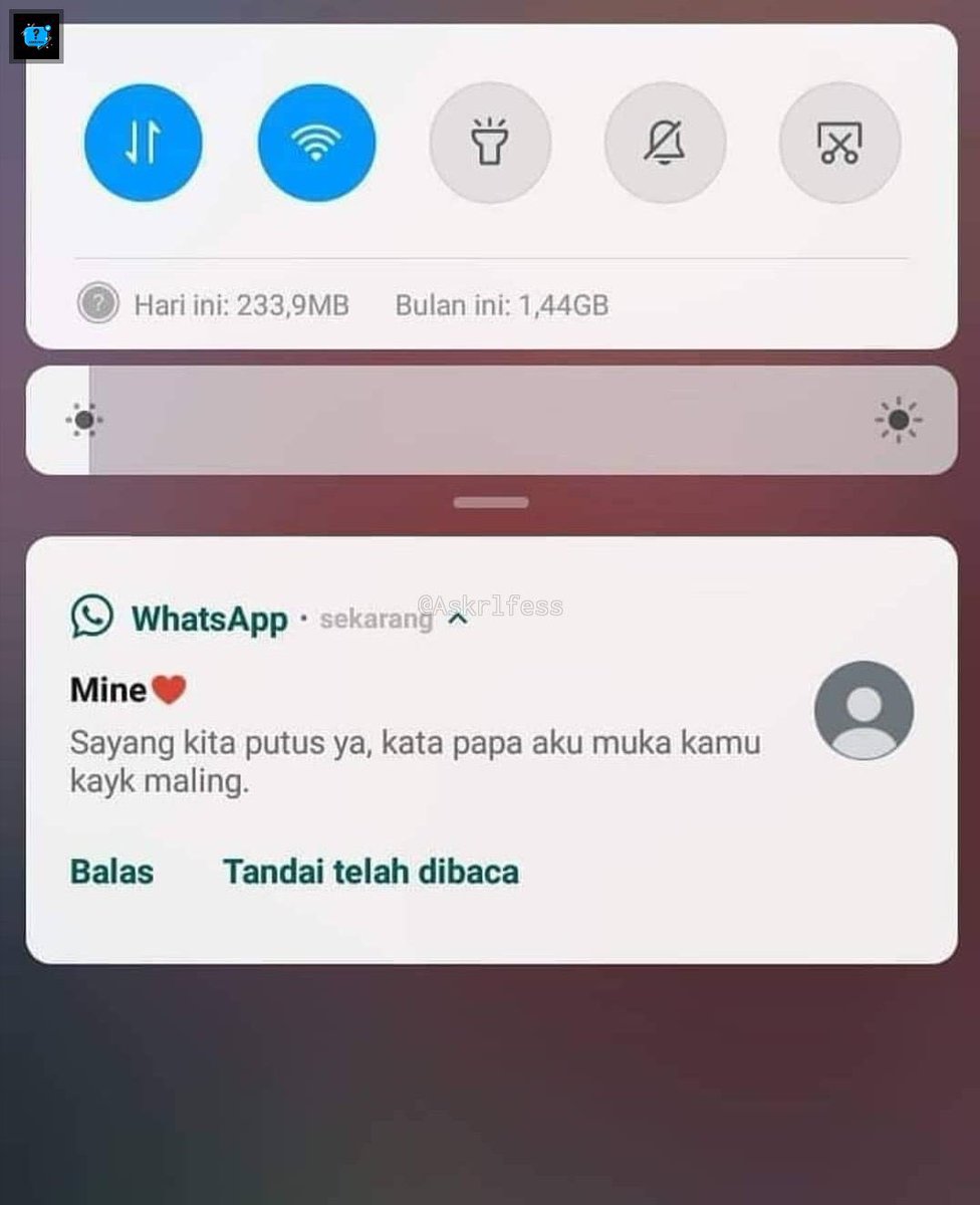 KUMPULAN TXT NICE TRY DARI NETIJEN

A THREAD