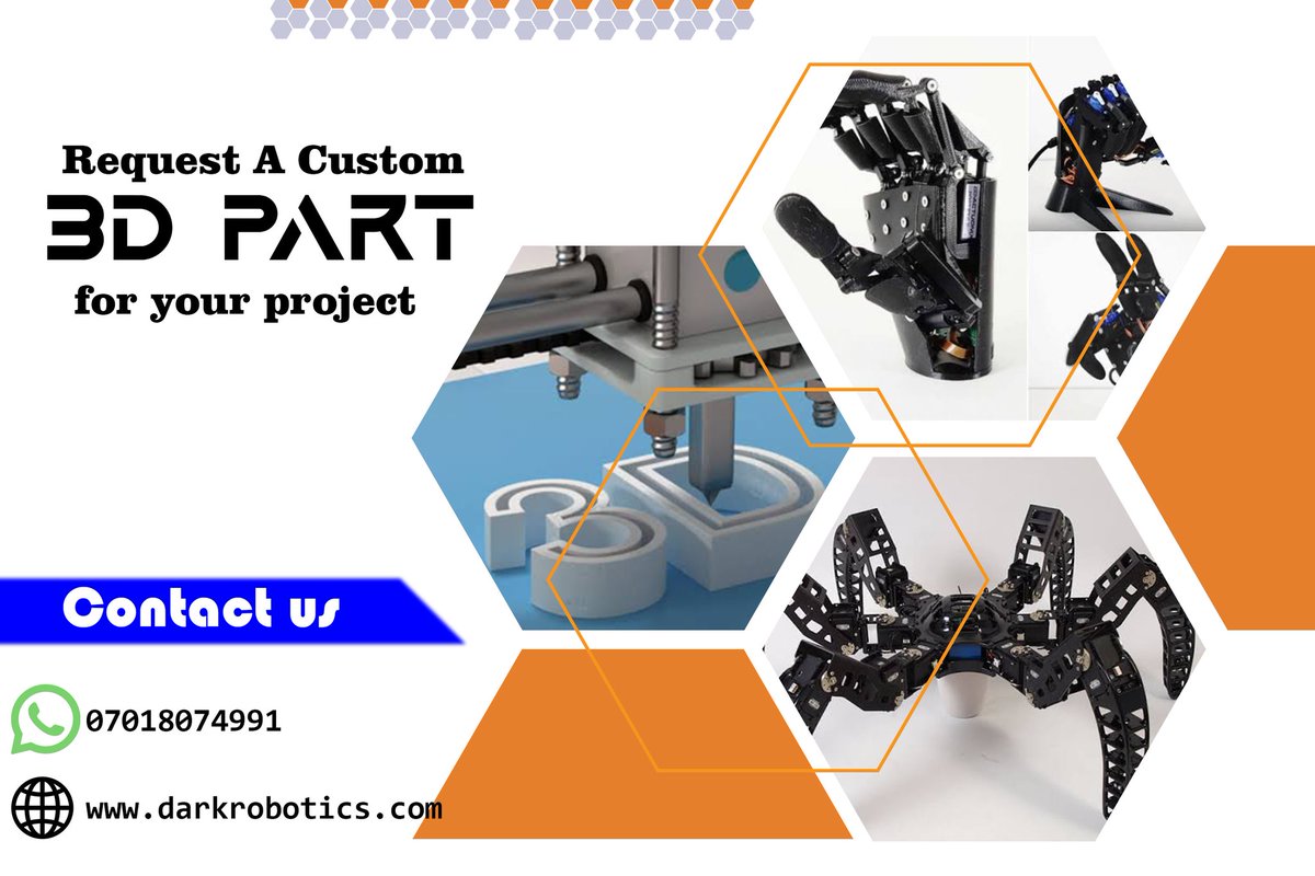 Cello_AI's tweet photo. A design for my client.
My client provides  3D  printing  services, CAD design  services and sales of arduino boards and other electronic components in Abuja, Nigeria.
Check them out for your custom 3D prints https://t.co/uWMm0LBbmV