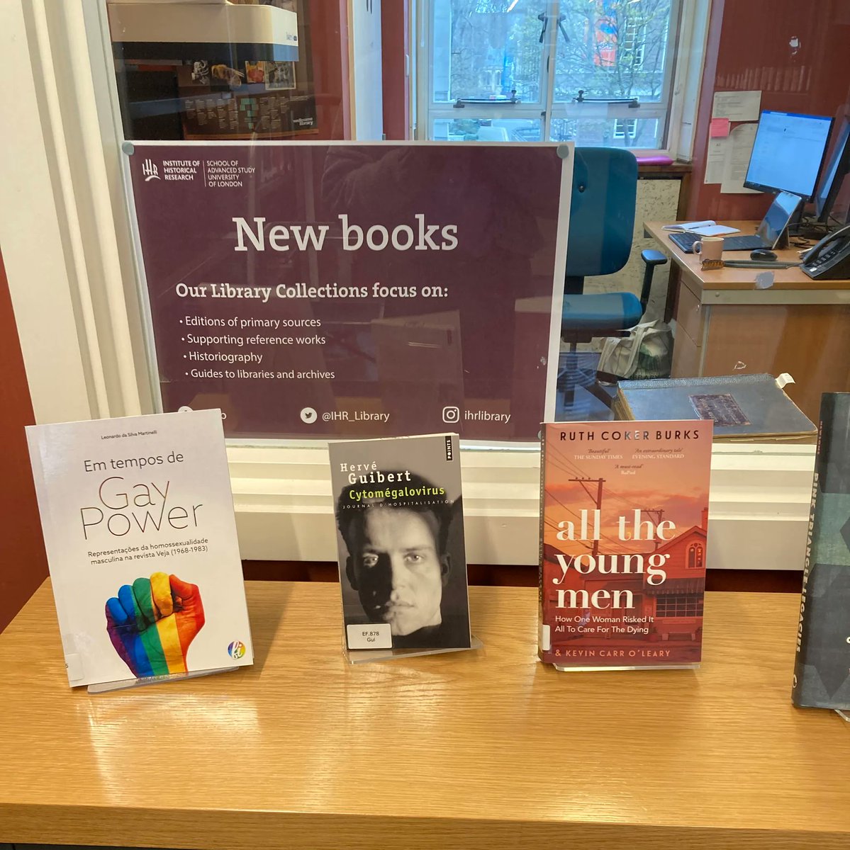 Our current new book display celebrates #LGBTHistoryMonth - come and take a look!