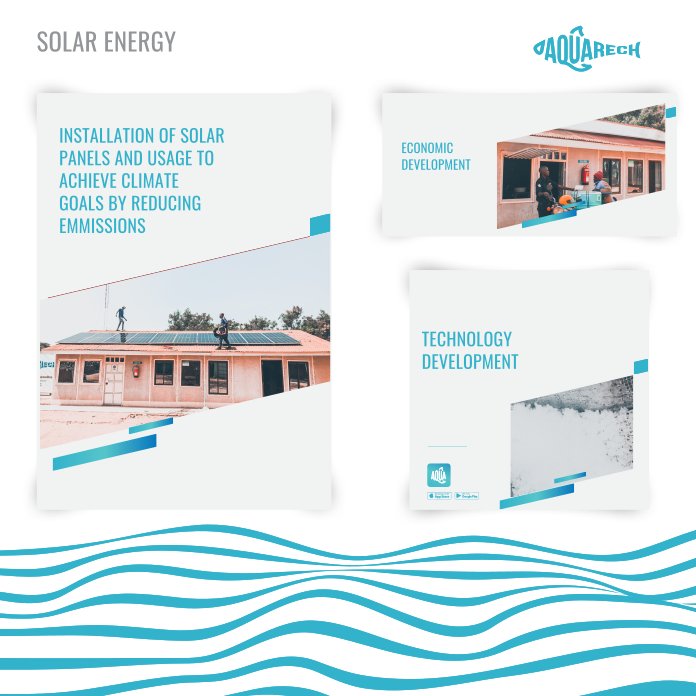 AquarechLtd's tweet image. In order to address the major disparities in access to sustainable energy, we installed solar panels to generate solar energy for the ice maker, which is a reliable, affordable and sustainable source of modern energy.

#solarenergy #icemakingmachine #sdg7 #sustainabletech