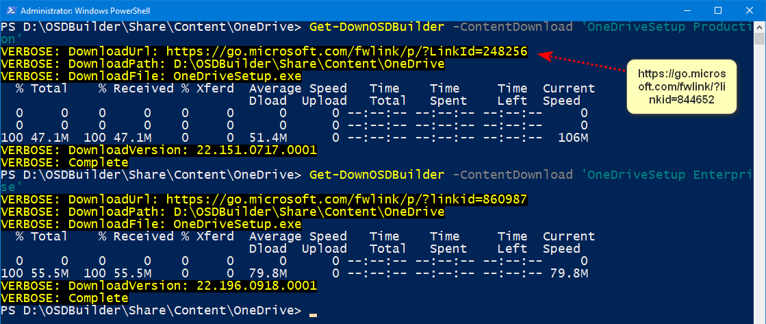 manelrodero's tweet photo. Hi @SeguraOSD,

I don't know if it would be possible to change the OneDrive Production ring URL as it seems to have changed at some point.

https://t.co/X3HwKDh04P

https://t.co/Tzb5SMcMHV

Thank you as always!

#OSDBuilder https://t.co/1d0nxqVPfV