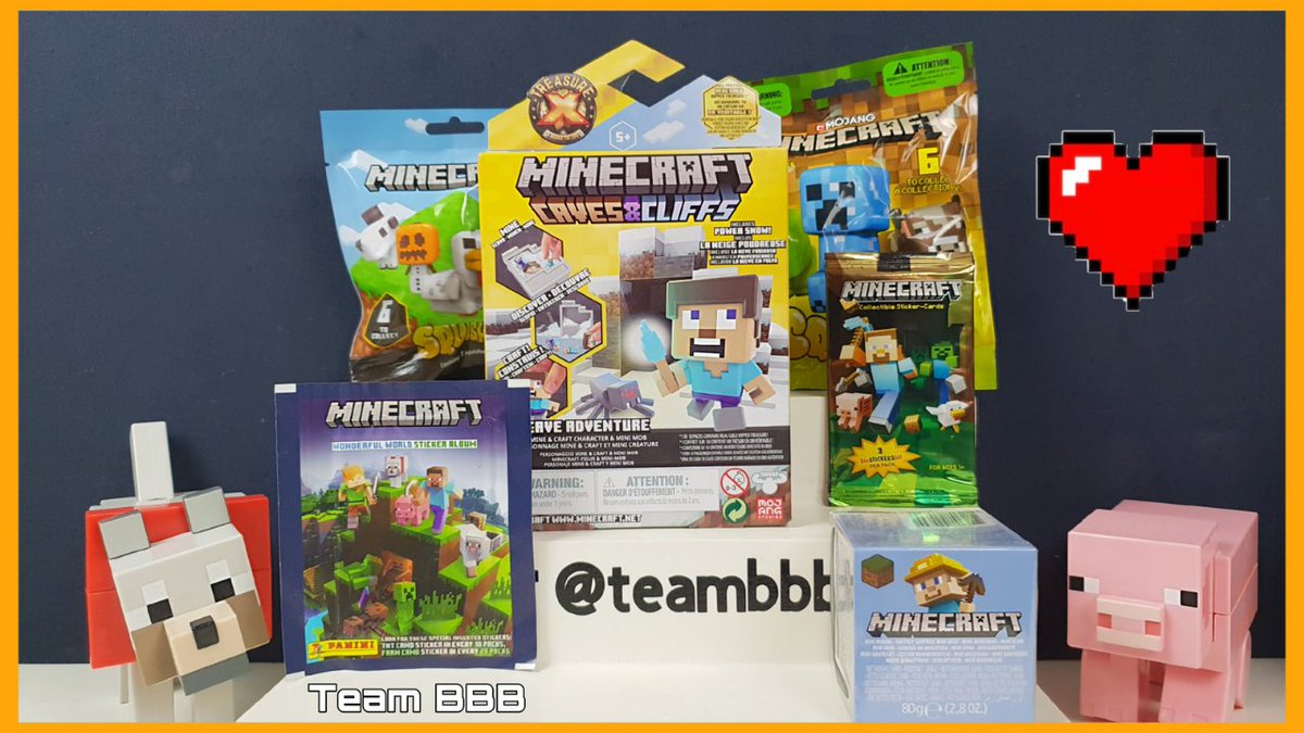TeamBBB123's tweet photo. MINECRAFT MONDAYS!
https://t.co/pmmdjfXWZz
We love to open Minecraft goodies as its an amazing game and the collectibles are so cute :D
#minecrafttreasurex #minecraftsquishme #minecraftmonday #mojang #minecraft #tradingcards #stickers #squishme #treasurex #cavesandcliffs https://t.co/qgaUUbpNG3
