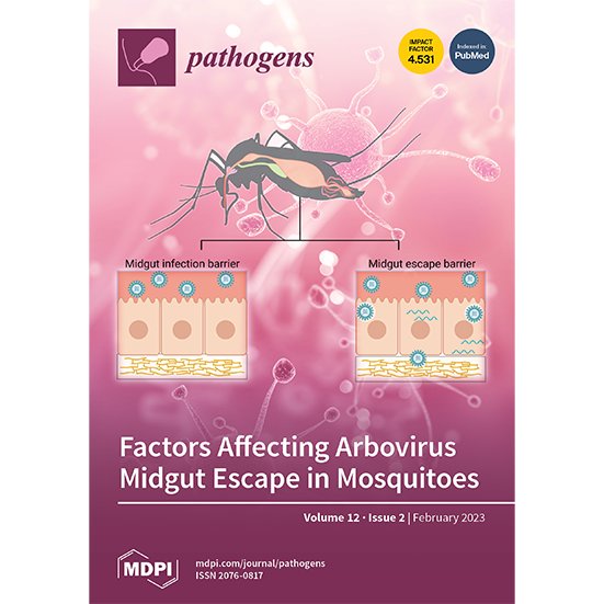 Pathogens_MDPI's tweet photo. 🎉#PathogensMDPI, Vol. 12, Issue 2
🔖Cover Story:  Factors Affecting #Arbovirus Midgut Escape in #Mosquitoes by Alexis Carpenter and Rollie J. Clem
@KState
👉https://t.co/r1WsEmXS88 https://t.co/dfEetQo9ZM