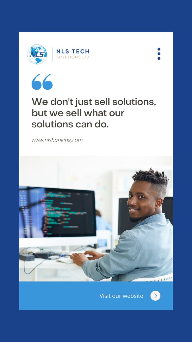 We don't just sell solutions at NLS, we sell what our solutions can do.
And in some instances, it is client support services like what this guy's doing here. #like #solutions #solutionsprovider #solutionsforyou