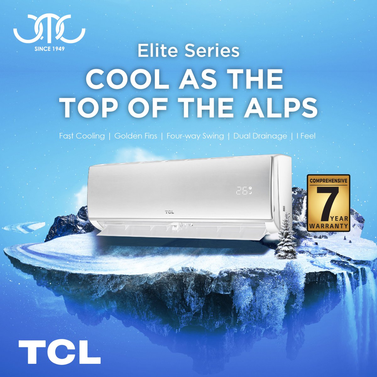 utckw's tweet image. تجربة تبريد سريعة ستفقد سيطرتك ... 🌨😃
متوفرة فقط في معارض شركة الاتحاد و موقعنا الالكتروني
utckw.com
Experience a fast cooling escape❄😌 your control...🌨😃
available only in UTC showrooms &amp;amp;  
#utckw #TCL_AC #HomeAppliances #EliteSeries