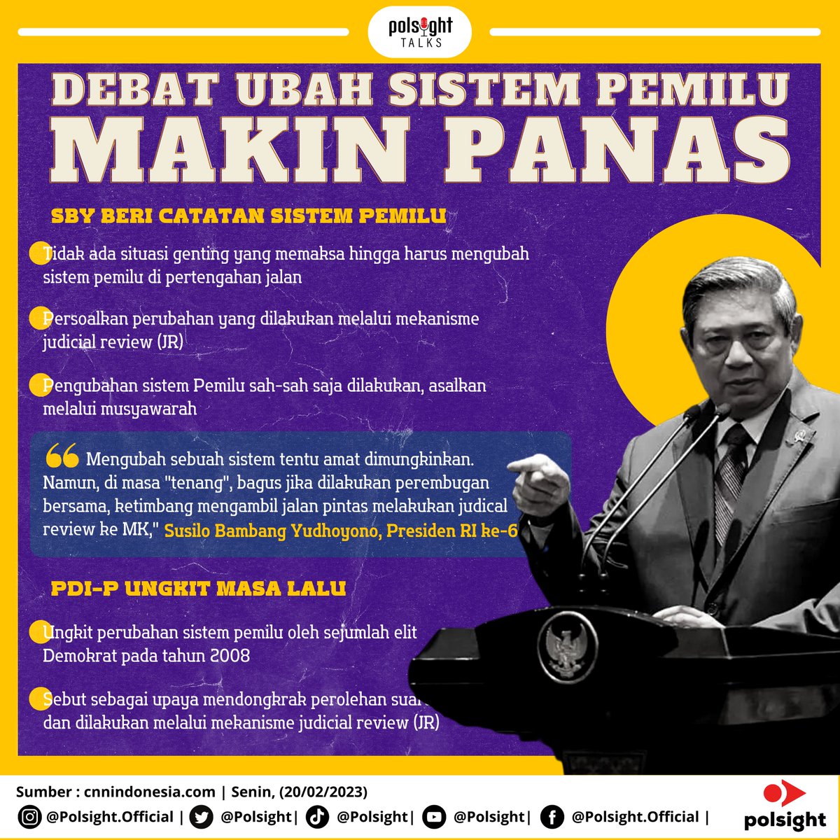 polsight's tweet photo. Partai Demokrat dan PDIP saling sentil soal sistem pemilu yang kini tengah diuji di MK. Kedua partai berseberangan dalam menanggapi isu ini.
#pdiperjuangan #demokrat #pemilu2024 #politik #partaipolitik #sby #hasto #fyp #beritaterkini #beritaterbaru #pemilulegislatif https://t.co/ZeFI8EzsaM