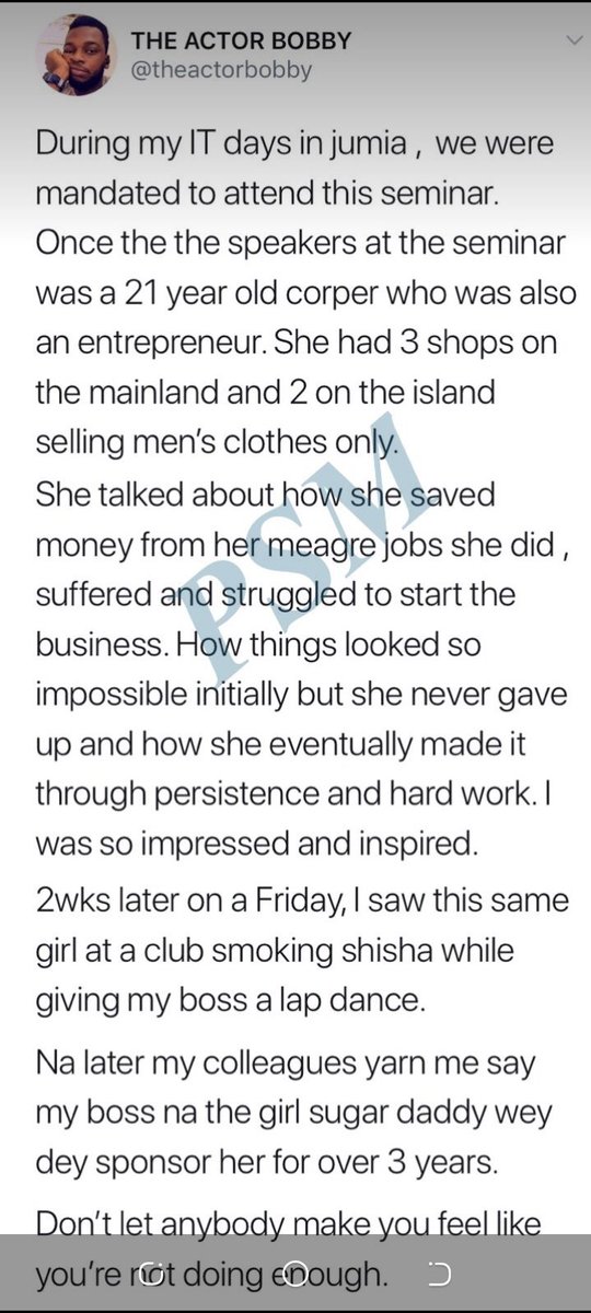 Listen to and believe motivational speakers at your own peril. 🤷‍♀️