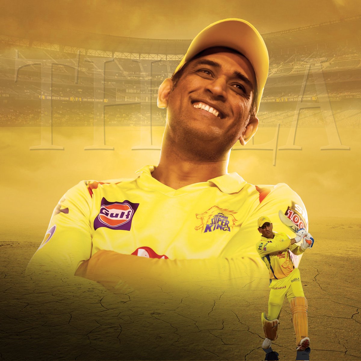 CSK_Zealots's tweet photo. On this day, 15 years ago, @Chennaiipl won the battle of war between the franchises for 'MSD' in the inaugural IPL auction.
What is your favourite T-H-A-L-A moment?
#15YearsOfTHALA | @MSDhoni https://t.co/SR370KuzUS
