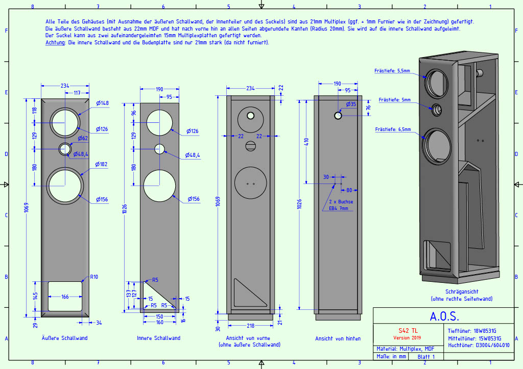 frankhasselriis's tweet photo. DIY Loudspeakers, A.O.S. from Germany 🇩🇪.

Transmission Line mit Scan-Speak Bass 18W/8531G, Mitteltöner 15W/8531G und hier noch mit dem Ringradiator R2904/700005.

Link: https://t.co/AMdMNomJjV

#scanspeak #DIY #DIYLoudspeakers https://t.co/Cv7gAnd3Jw