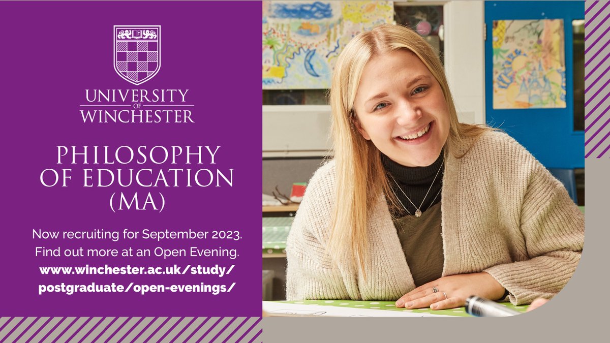 Philosophy of Education, University of Winchester tweet media