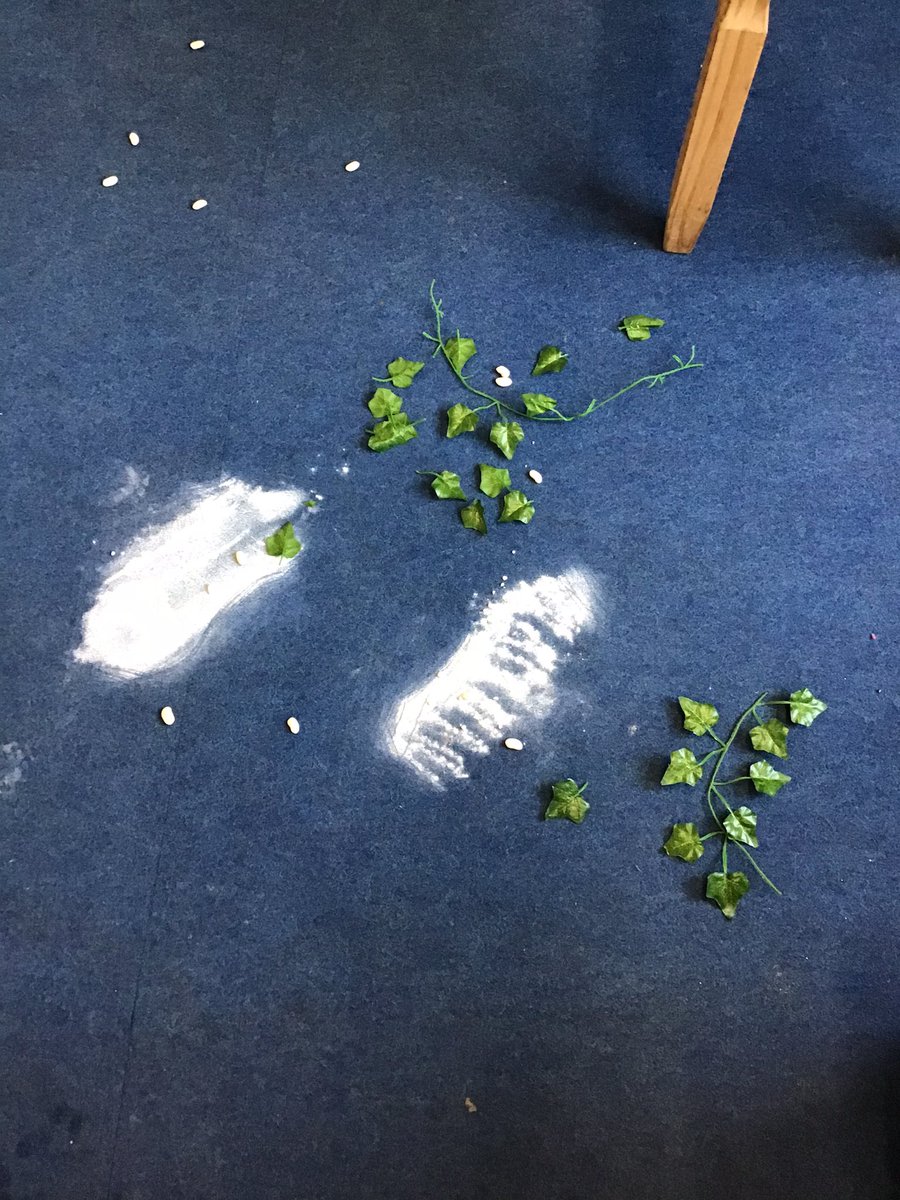 Beetles_StF's tweet photo. Someone has left footprints in our classroom! The children had some brilliant ideas of who they think it could have been. @StFaithsTweets https://t.co/RaOK3lYypx