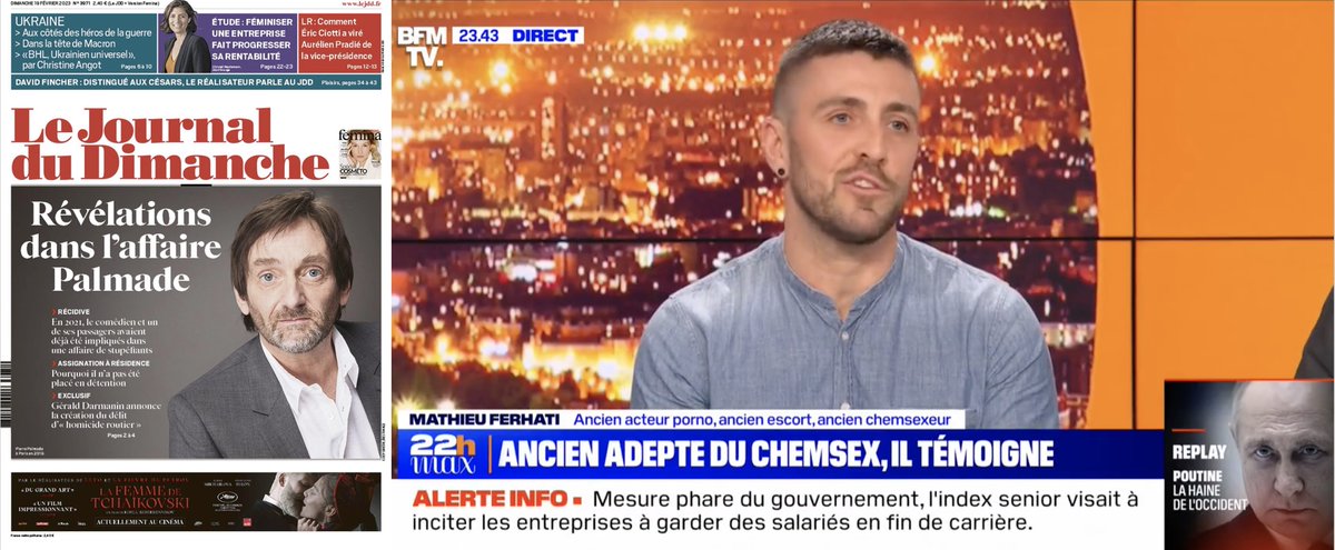 Le « trop de sexe et de drogue » chez Pierre Palmade résonne en <a href="/MathieuFerhati/">Mathieu Ferhati 🔞</a> Ancien adepte du chemsex, il témoigne sur BFMTV…

—>> pinktv.fr/actus-lgbt/le-…