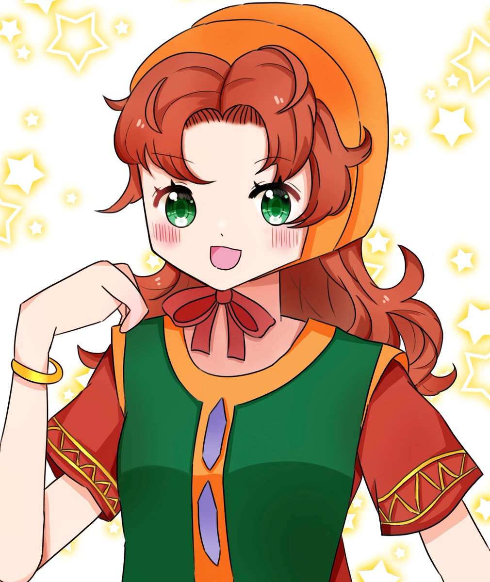 マリベルを描きました〜！！🖋😊　ツンデレなところが好きです！！✨💕
#DQ7