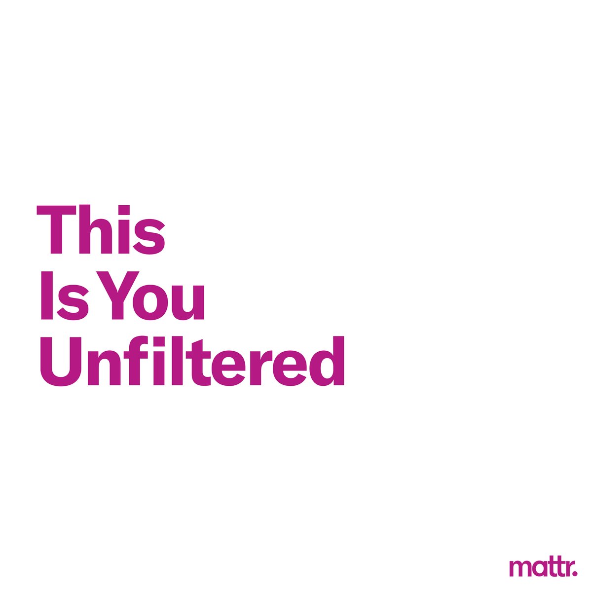 OneMinuteBriefs's tweet photo. One Minute Brief of the Day: 
Create posters to celebrate individuality &amp; how being your true authentic self can empower you + others to build meaningful loving relationships with @mattr_social #YouMattr 

Brief: https://t.co/wUlShTqtY6

£100 cash prize for today's winner!!

RT❤️ https://t.co/sa9wIo91JE