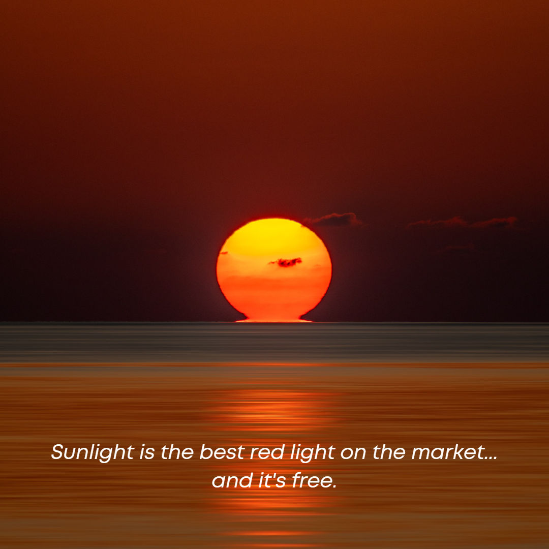 Cloudy day?... it's a Red Light Day.

It seems like nothing but it's doing so much when you're outside exposing Eyes (and Skin if possible) to this frequency of light.

#Circadianbiology #EMF #RedLightTherapy #Mitochondria #Health #Keto #Carnivore #Paleo #RedLight