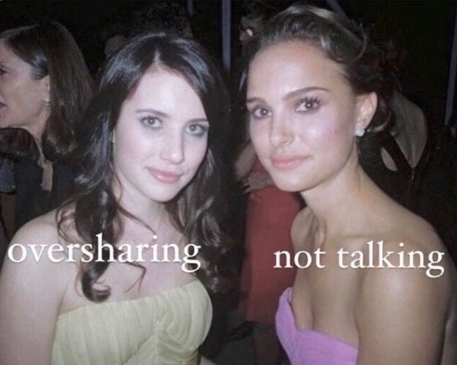 there is no in between