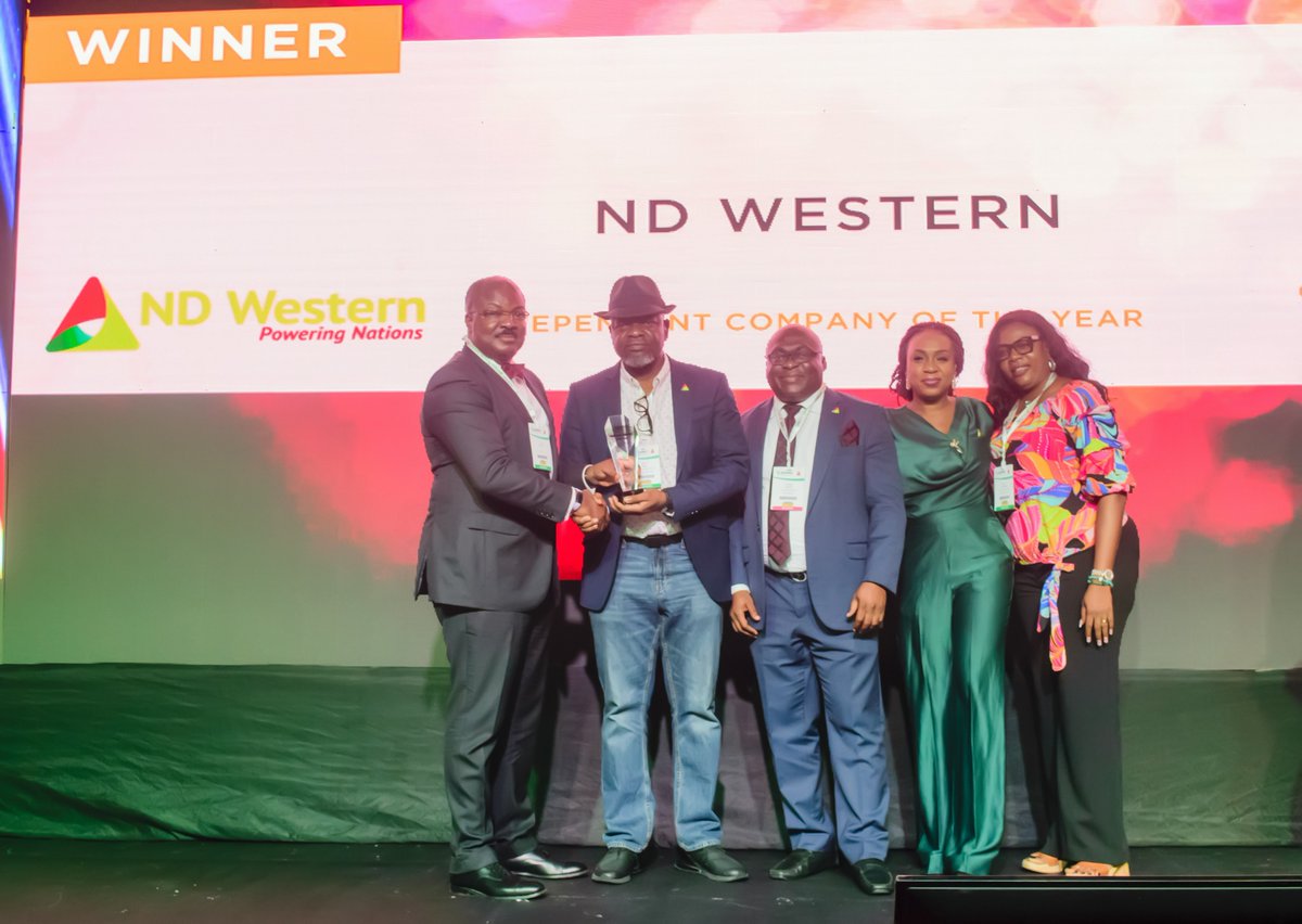 AWARD ALERT!
ND Western Limited won The Independent Company Of The Year for the second time in a row at the recently concluded SAIPEC 2023.

ND Western represents the best of what indigenous companies taking over from IOCs can do.

Thank you #PETAN, #saipec.
#PoweringNations