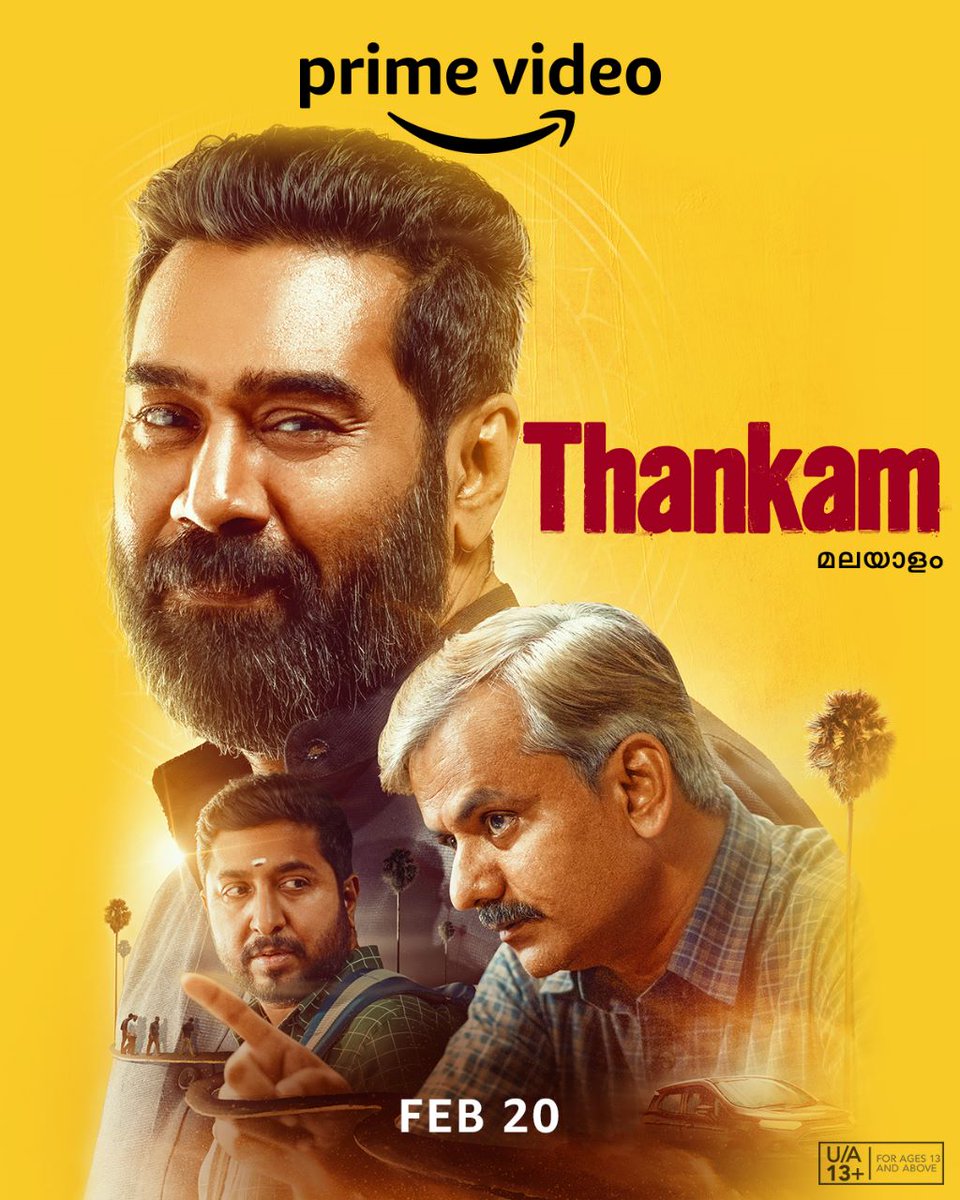 Thankam :

What A Film ! 🔥
A Slowpaced Crime Investigation Thriller !
Again, Brilliant Screenplay By Syampushkaran 💎
Bijibal 's background score Is 🔥💯
Also Brilliant performance By All The Cast ❤️

A Must Watch Thriller !

The Film is So Haunting  🛐
#thankamonprime #thankam