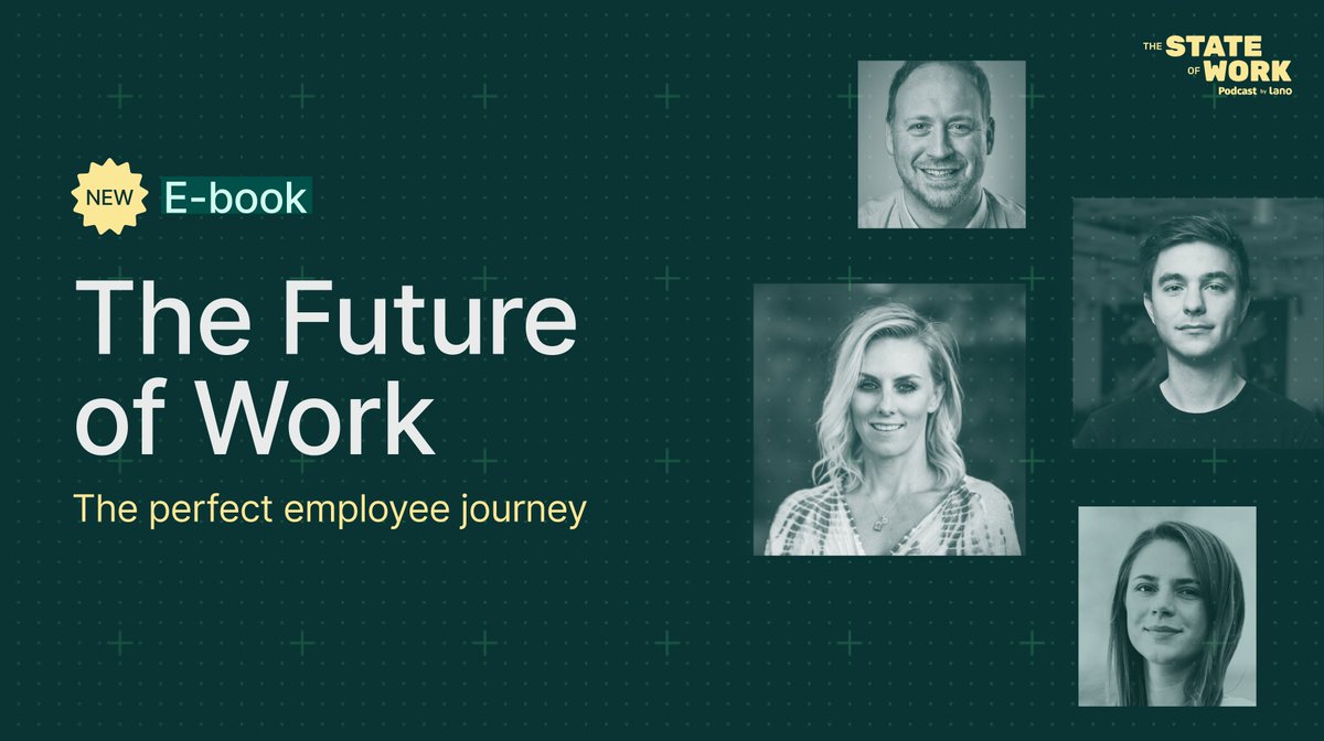 🎙Have you heard of our State of Work podcast where we discuss the future of work? 💼 We now have a new ebook where you can learn from experts how to create the perfect remote employee journey ebook. 
Download it in only one click here lano.io/resources/perf…