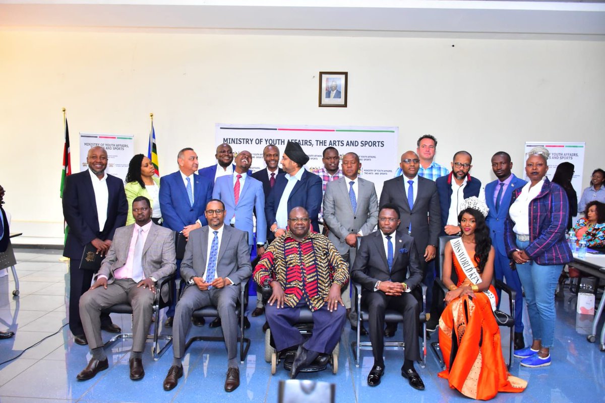 Congratulating the Organizing and Steering Committees of the World Rally Championships- Kenya that were unveiled today. This is a great opportunity to strengthen our muscle in motor sports and to boost sports tourism.