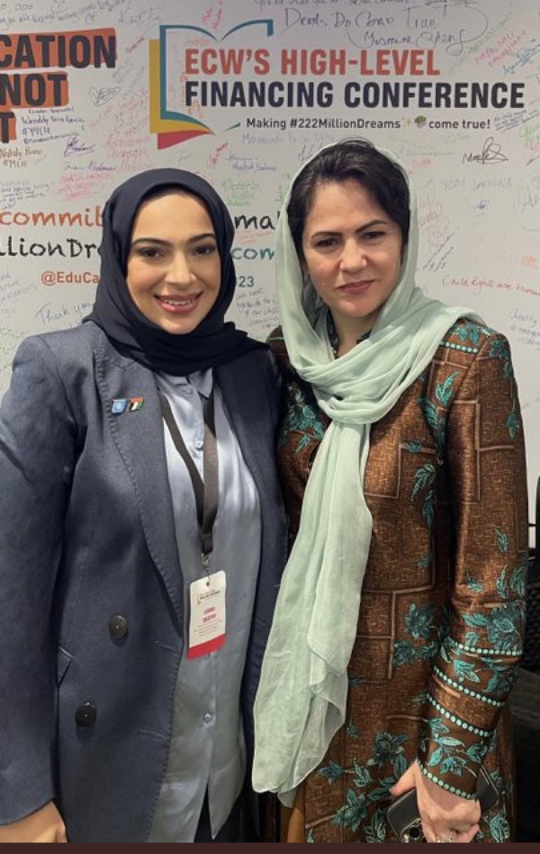 In the margin of the high level financing conference on education organized by <a href="/EduCannotWait/">Education Cannot Wait</a> I had an in-depth conversation with <a href="/LubnaQassim/">Lubna Qassim</a>. In light of UAE’s rule as focal point for #WPS the hope is that they will support women of Afghanistan in their fights against Taliban