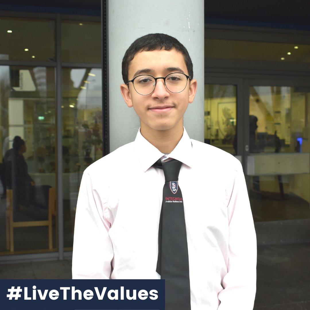 We're back from the break, and so is #LiveTheValues. Sofian secured the black tie after making a fantastic transition from Year 11 to Sixth Form, and was praised in his nominations for his excellent work ethic in all of his subjects.