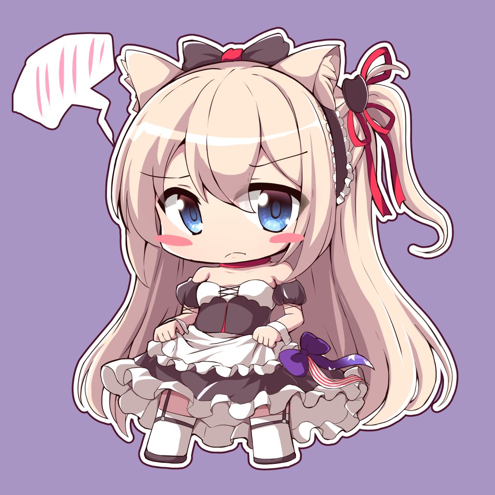 ハムマン(アズールレーン) 「ハムマン改 本当にたくし上げてくれるハムマンまじハムハム 「ヘンタイ!」 #アズ」|Geo＠FANBOXはじめましたのイラスト